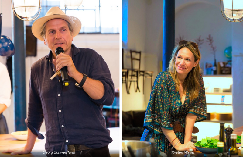 Über den Tellerrand hinaus,            KULINARIK & SALONKULTUR  „NACHHALTIGER FLEISCHGENUSS“ mit Georg Schweisfurth und Kirsten Walter